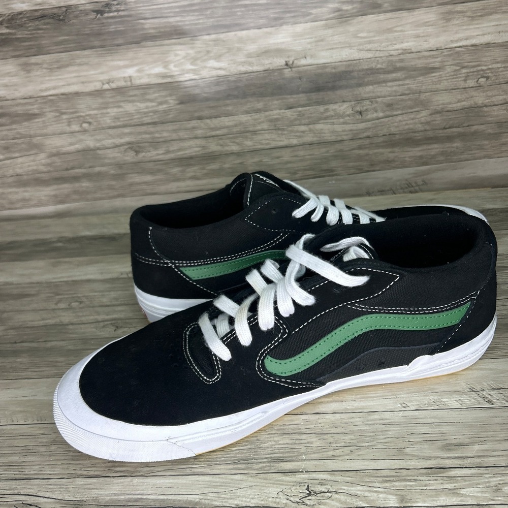 Vans Bmx Style 114 Sneakers Black Green Mens Shoes Size 13 Skate Old Skool - Picture 6 of 7